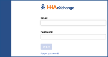 Log In page
