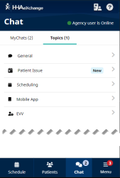Partial image of Chat Topics tab